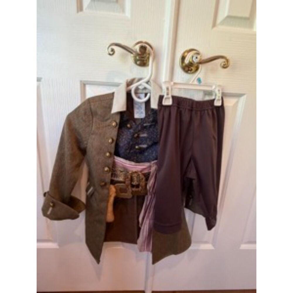 Disney Pirates of the Caribbean Jack Sparrow Kids Costume Coat Vest Pants Hat